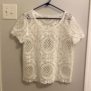 Lace Anthropologie Top